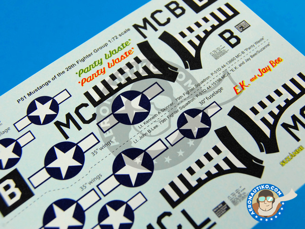 Image 1: North American P-51 Mustang D |  in 1/72 scale manufactured by Kits World (ref. KW172047)