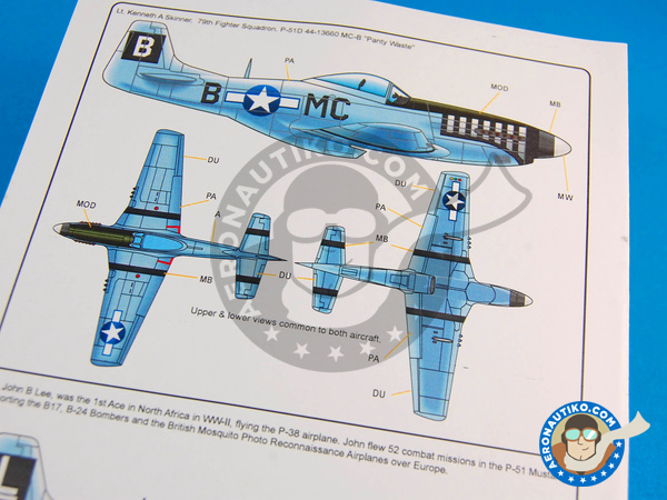 Image 6: North American P-51 Mustang D |  in 1/72 scale manufactured by Kits World (ref. KW172047)