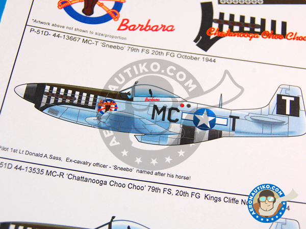 Image 4: North American P-51 Mustang D |  in 1/72 scale manufactured by Kits World (ref. KW172056)
