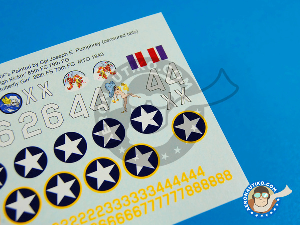 Image 5: Curtiss P-40 Warhawk F |  en escala 1/72 fabricado por Kits World (ref. KW172061)