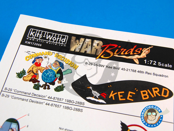 Image 2: Boeing B-29 Superfortress | Decals in 1/72 scale manufactured by Kits World (ref. KW172066)