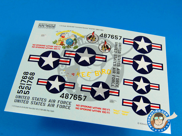 Image 7: Boeing B-29 Superfortress | Decals in 1/72 scale manufactured by Kits World (ref. KW172066)