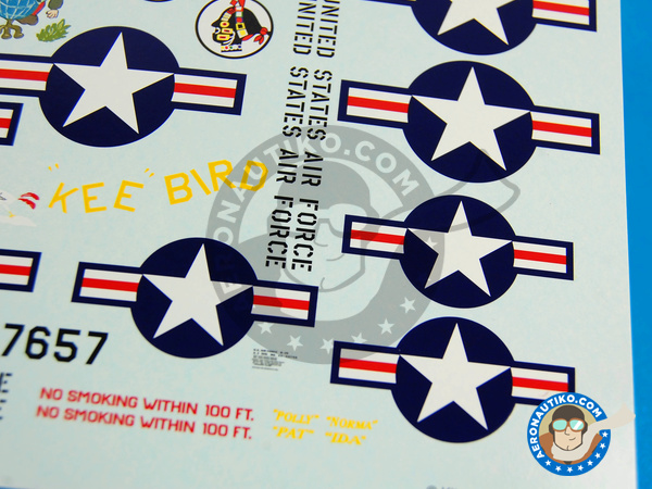 Image 8: Boeing B-29 Superfortress | Decals in 1/72 scale manufactured by Kits World (ref. KW172066)