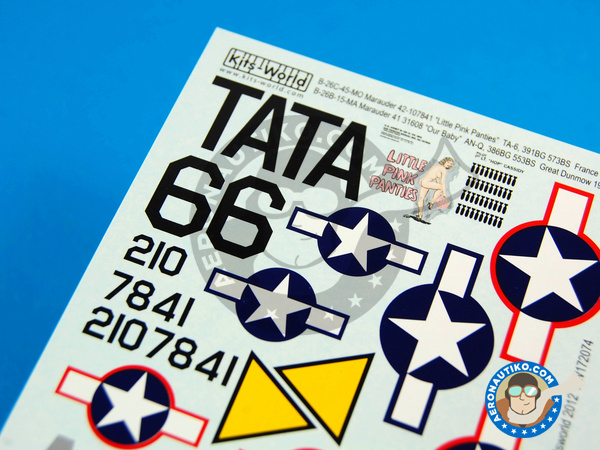 Image 1: Martin B-26 Marauder C |  in 1/72 scale manufactured by Kits World (ref. KW172074)