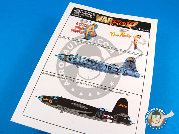 Image 4: Martin B-26 Marauder C |  in 1/72 scale manufactured by Kits World (ref. KW172074)