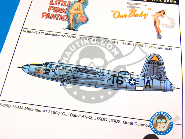 Image 6: Martin B-26 Marauder C |  in 1/72 scale manufactured by Kits World (ref. KW172074)