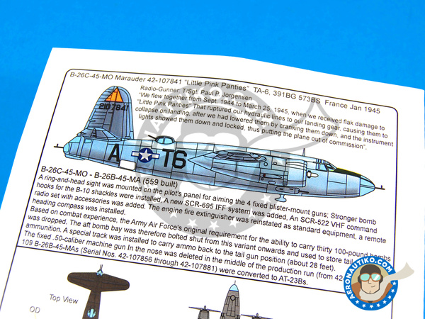 Image 9: Martin B-26 Marauder C |  in 1/72 scale manufactured by Kits World (ref. KW172074)
