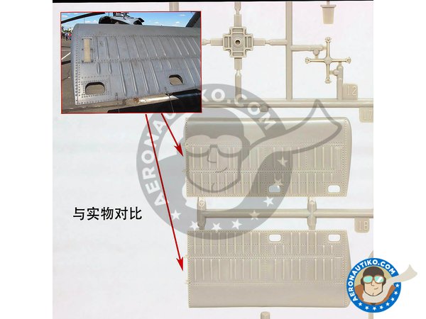 Image 14: MH-60L Blackhawk | Maqueta de Helicóptero en escala 1/35 fabricado por Kitty Hawk (ref. KH50005)