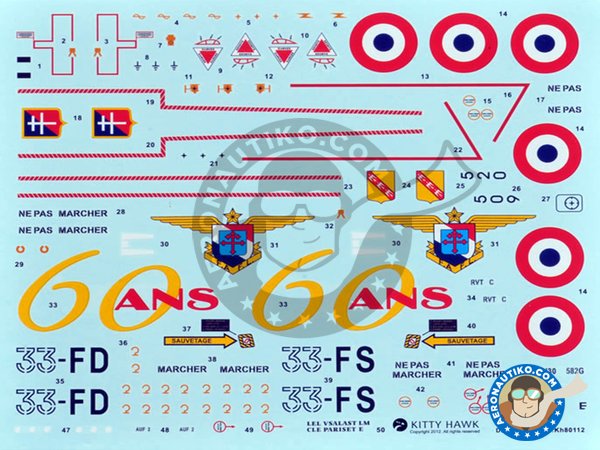 Image 5: Mirage F.1B | Airplane kit in 1/48 scale manufactured by Kitty Hawk (ref. KH80112)