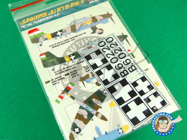 Image 1: Junkers Ju-87 Stuka B-2/K-2 |  en escala 1/48 fabricado por Kora Models (ref. KORA-Dec4833)