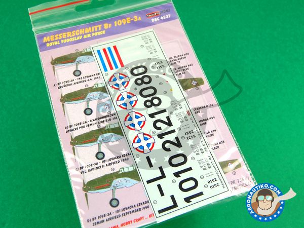 Image 1: Messerschmitt Bf 109 |  in 1/48 scale manufactured by Kora Models (ref. KORA-Dec4837)