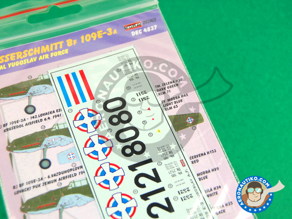 Image 2: Messerschmitt Bf 109 |  in 1/48 scale manufactured by Kora Models (ref. KORA-Dec4837)