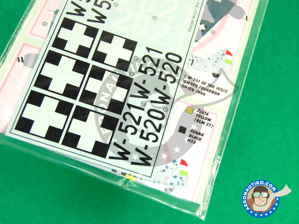 Image 3: Focke-Wulf Fw 190 Würger F-8 |  in 1/48 scale manufactured by Kora Models (ref. KORA-Dec4838)