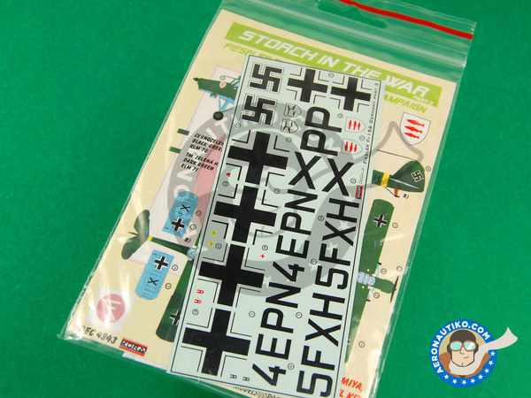 Image 1: Fieseler Fi 156 Storch |  in 1/48 scale manufactured by Kora Models (ref. KORA-Dec4843)