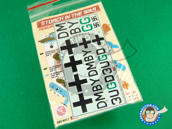 Image 1: Fieseler Fi 156 Storch |  in 1/48 scale manufactured by Kora Models (ref. KORA-Dec4845)