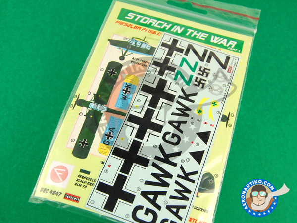 Image 1: Fieseler Fi 156 Storch |  in 1/48 scale manufactured by Kora Models (ref. KORA-Dec4847)