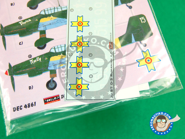 Image 3: Junkers Ju-87 Stuka D-3 |  en escala 1/48 fabricado por Kora Models (ref. KORA-Dec4861)