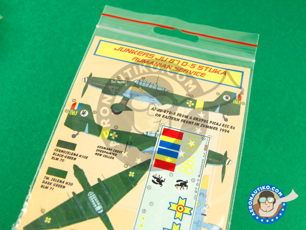 Image 2: Junkers Ju-87 Stuka D-5 |  in 1/48 scale manufactured by Kora Models (ref. KORA-Dec4862)