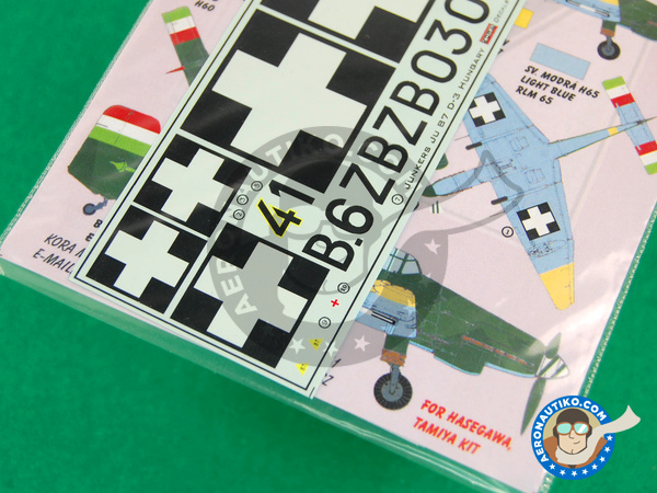 Image 3: Junkers Ju-87 Stuka D-3 |  in 1/48 scale manufactured by Kora Models (ref. KORA-Dec4863)