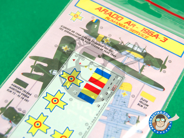Image 2: Arado Ar 196 A-3 |  in 1/48 scale manufactured by Kora Models (ref. KORA-Dec4864)