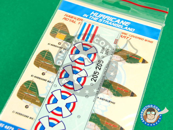 Image 2: Hawker Hurricane Mk. I |  en escala 1/48 fabricado por Kora Models (ref. KORA-Dec4879)