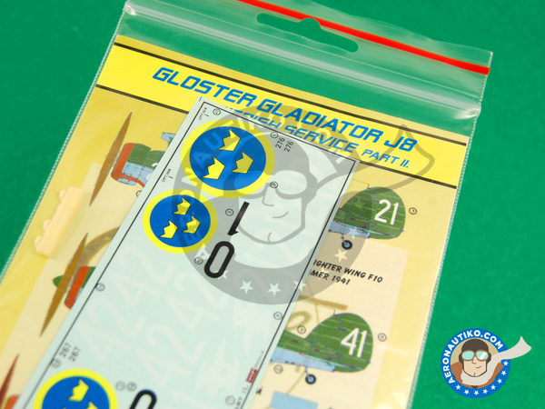 Image 3: Gloster Gladiator SS.37 J 6 |  in 1/48 scale manufactured by Kora Models (ref. KORA-Dec4882)