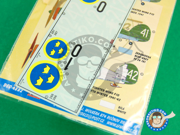 Image 4: Gloster Gladiator SS.37 J 6 |  in 1/48 scale manufactured by Kora Models (ref. KORA-Dec4882)