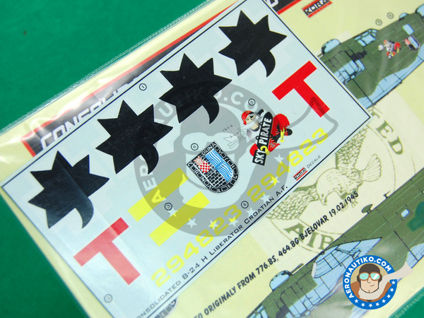 Image 2: Consolidated B-24 Liberator H |  en escala 1/72 fabricado por Kora Models (ref. KORA-Dec72100)