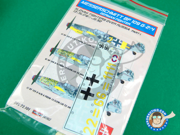 Image 1: Messerschmitt Bf 109 G-2/4 |  en escala 1/72 fabricado por Kora Models (ref. KORA-Dec72101)