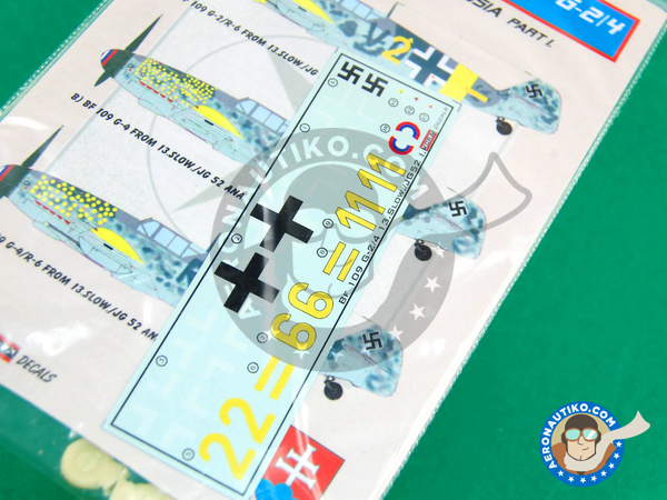 Image 2: Messerschmitt Bf 109 G-2/4 |  en escala 1/72 fabricado por Kora Models (ref. KORA-Dec72101)