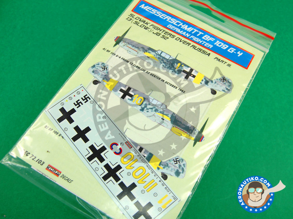 Image 1: Messerschmitt Bf 109 G-2/4 |  en escala 1/72 fabricado por Kora Models (ref. KORA-Dec72103)