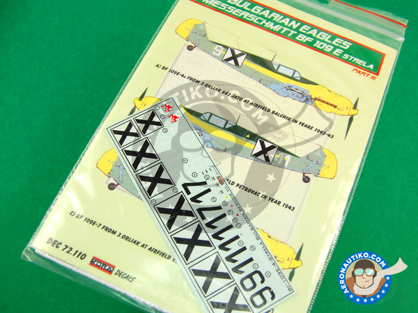 Image 1: Messerschmitt Bf 109 E-4/7 |  in 1/72 scale manufactured by Kora Models (ref. KORA-Dec72110)