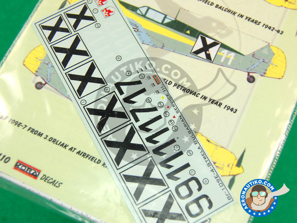 Image 2: Messerschmitt Bf 109 E-4/7 |  in 1/72 scale manufactured by Kora Models (ref. KORA-Dec72110)