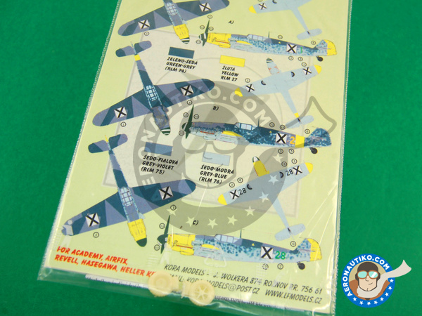 Image 3: Messerschmitt Bf 109 G-2 |  in 1/72 scale manufactured by Kora Models (ref. KORA-Dec72113)