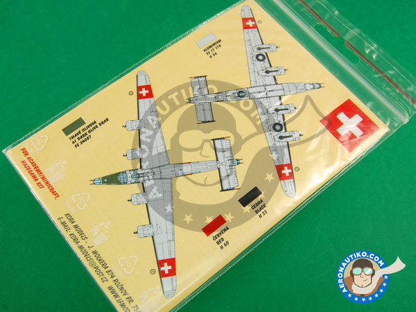 Image 3: Consolidated B-24 Liberator H |  in 1/72 scale manufactured by Kora Models (ref. KORA-Dec72115)