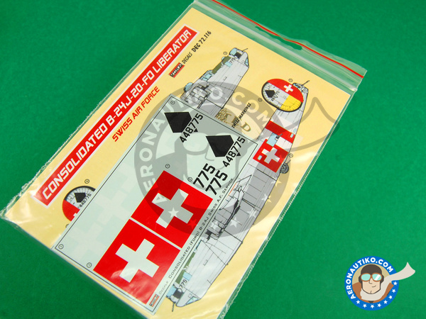 Image 1: Consolidated B-24 Liberator J |  en escala 1/72 fabricado por Kora Models (ref. KORA-Dec72116)