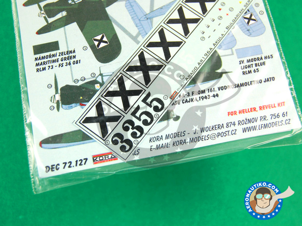 Image 2: Arado Ar 196 A-3 |  in 1/72 scale manufactured by Kora Models (ref. KORA-Dec72127)