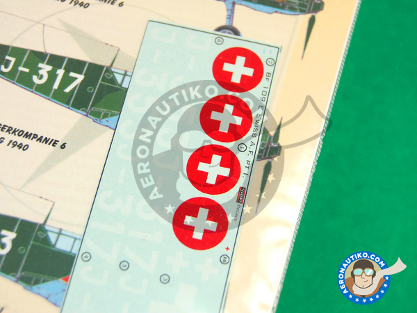 Image 2: Messerschmitt Bf 109 E-3 - Part I |  en escala 1/72 fabricado por Kora Models (ref. KORA-Dec72131)