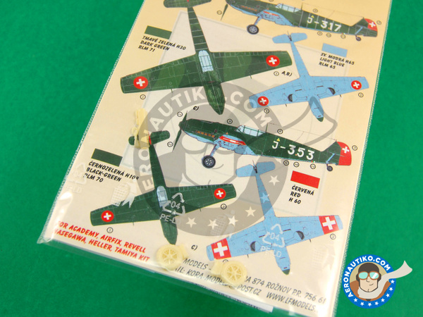 Image 4: Messerschmitt Bf 109 E-3 - Part I |  en escala 1/72 fabricado por Kora Models (ref. KORA-Dec72131)