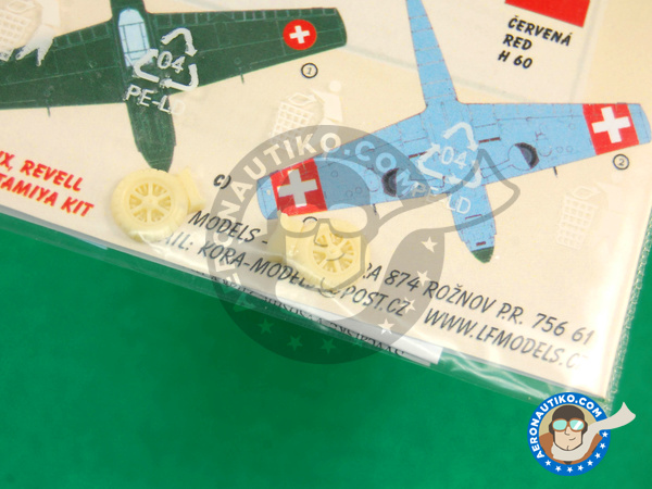 Image 5: Messerschmitt Bf 109 E-3 - Part I |  en escala 1/72 fabricado por Kora Models (ref. KORA-Dec72131)