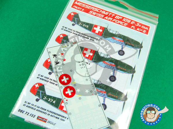 Image 1: Messerschmitt Bf 109 E-3 - Part II |  in 1/72 scale manufactured by Kora Models (ref. KORA-Dec72132)