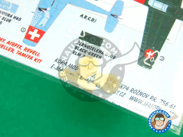 Image 5: Messerschmitt Bf 109 E-3 - Part II |  in 1/72 scale manufactured by Kora Models (ref. KORA-Dec72132)