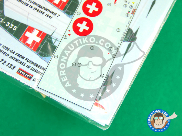 Image 3: Messerschmitt Bf 109 E-3 - Part III |  in 1/72 scale manufactured by Kora Models (ref. KORA-Dec72133)