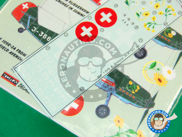 Image 3: Messerschmitt Bf 109 E-3 - Part IV |  in 1/72 scale manufactured by Kora Models (ref. KORA-Dec72134)