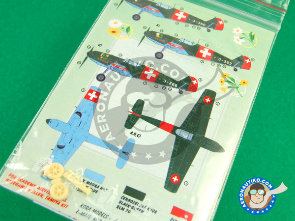 Image 4: Messerschmitt Bf 109 E-3 - Part IV |  in 1/72 scale manufactured by Kora Models (ref. KORA-Dec72134)