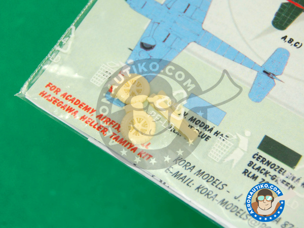 Image 5: Messerschmitt Bf 109 E-3 - Part IV |  in 1/72 scale manufactured by Kora Models (ref. KORA-Dec72134)