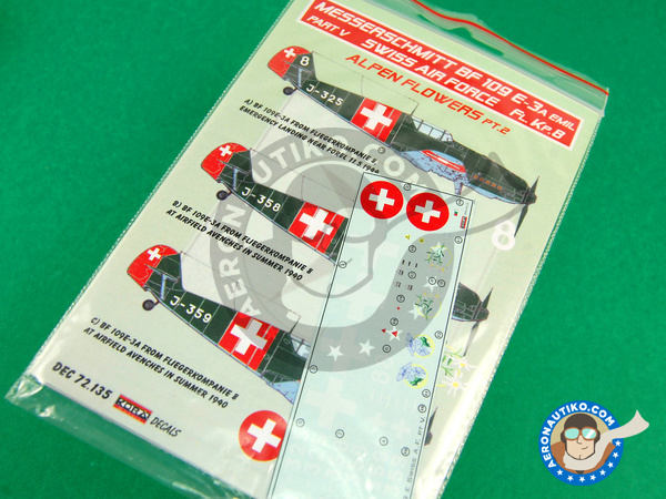 Image 1: Messerschmitt Bf 109 E-3 - Part V |  in 1/72 scale manufactured by Kora Models (ref. KORA-Dec72135)