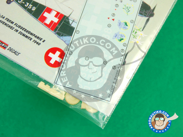 Image 3: Messerschmitt Bf 109 E-3 - Part V |  in 1/72 scale manufactured by Kora Models (ref. KORA-Dec72135)