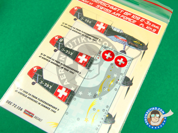 Image 1: Messerschmitt Bf 109 E-3 - Part VI |  in 1/72 scale manufactured by Kora Models (ref. KORA-Dec72136)