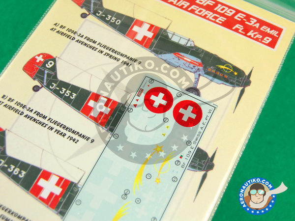 Image 2: Messerschmitt Bf 109 E-3 - Part VI |  in 1/72 scale manufactured by Kora Models (ref. KORA-Dec72136)